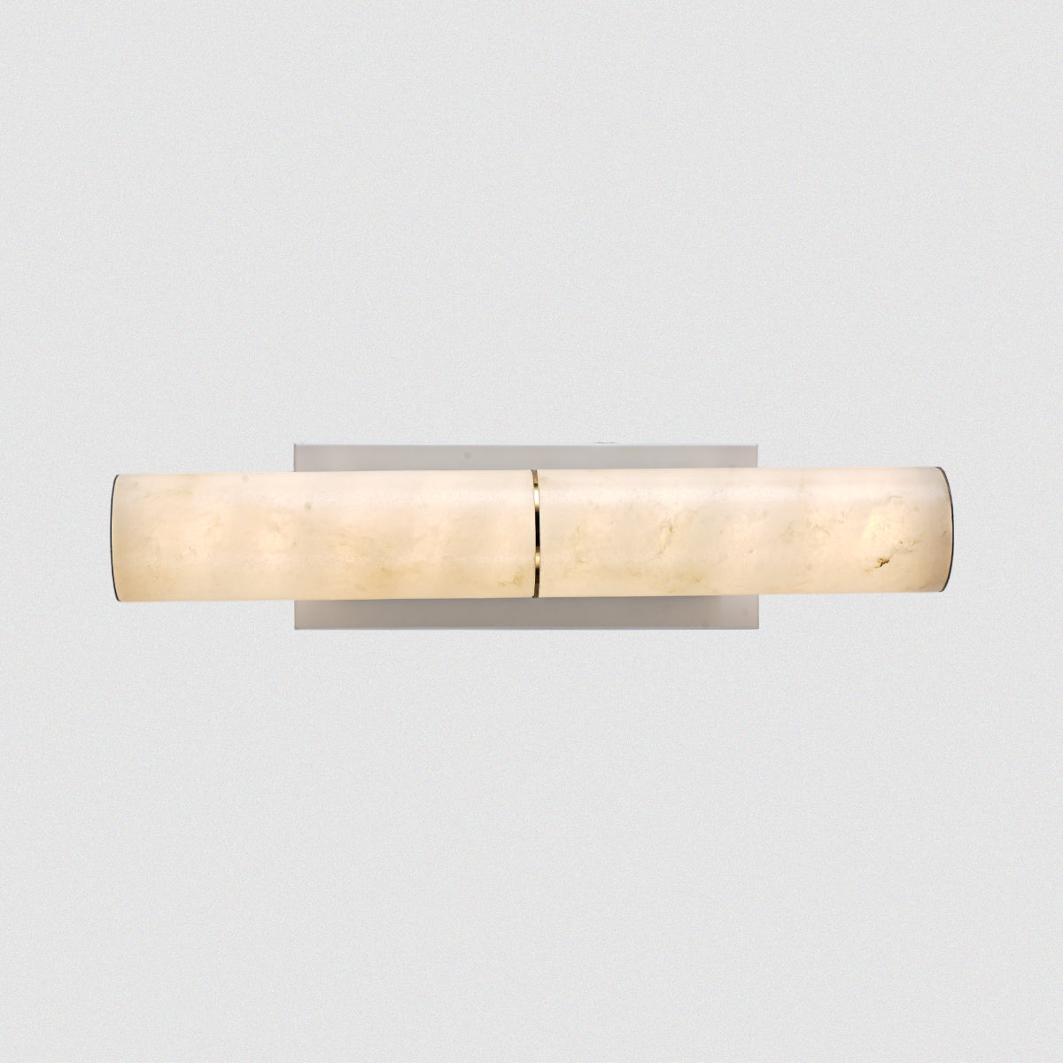 Elegant Cylinder Nature Marble Wall Sconce