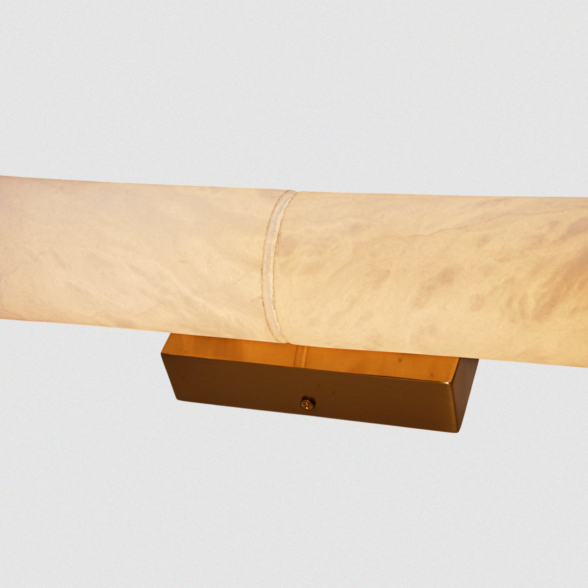 Cylindrical Design Marble Finish Wall Sconce