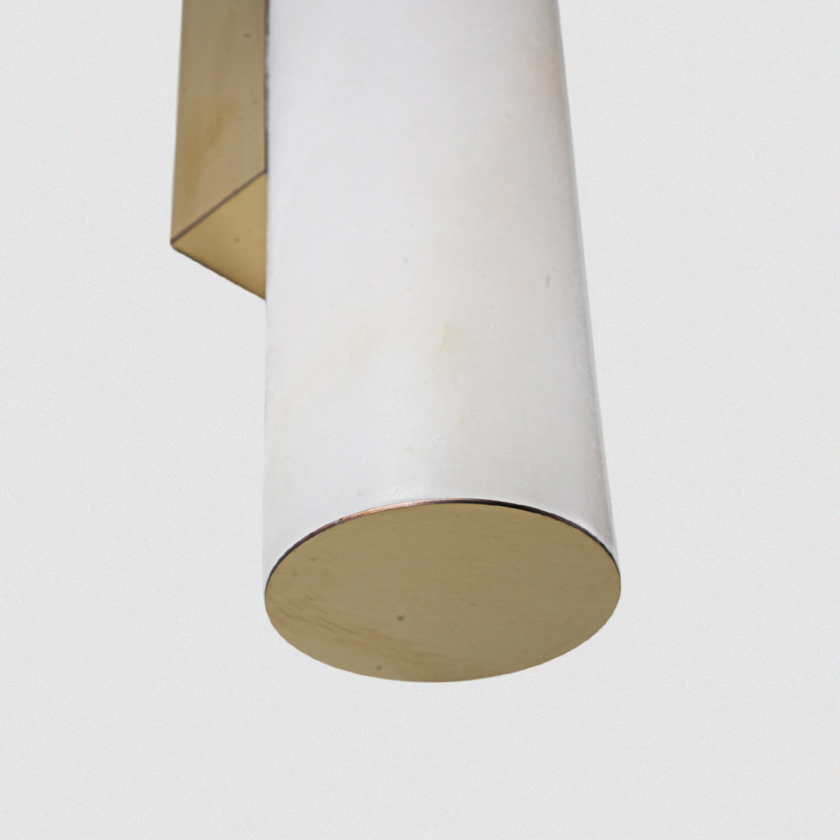 Elegant Cylinder Nature Marble Wall Sconce