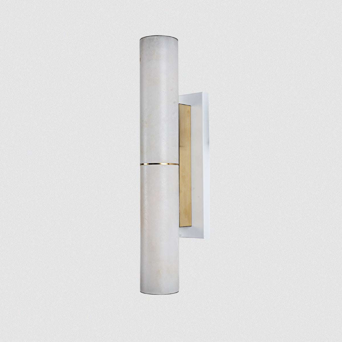 Elegant Cylinder Nature Marble Wall Sconce