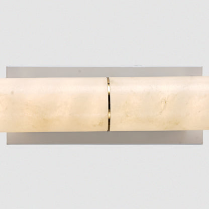 Elegant Cylinder Nature Marble Wall Sconce